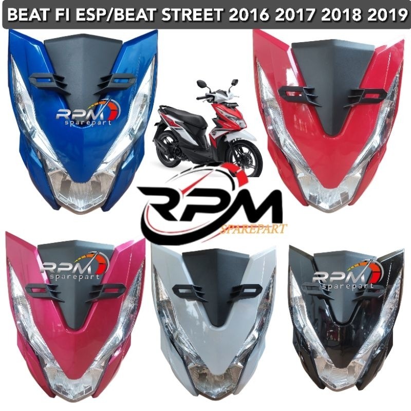 Full Set Tameng Dasi Body Depan Beat Fi New Esp Eco 2016 2017 2018 2019 - Tameng Depan Beat Street K