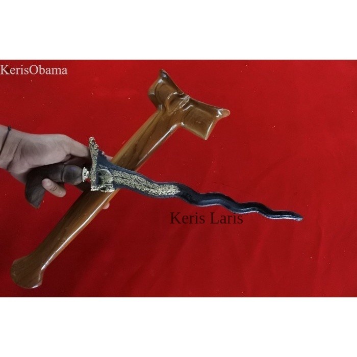 keris LANGITAN DAPUR GAJAH WARANGKA BUGIS - BILAHAN SAJA WKP murah KL6