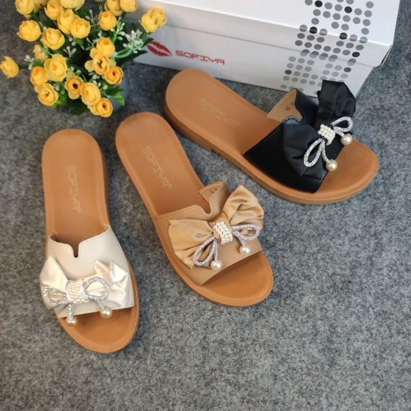 SOFIYA ORI 2212 40 TEPLEK WANITA IMPORT / SANDAL PITA / SLOP