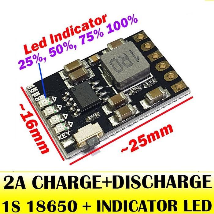 Modul 5V 2A Charge Discharge Modul 4 In 1 Lithium Batre Protection