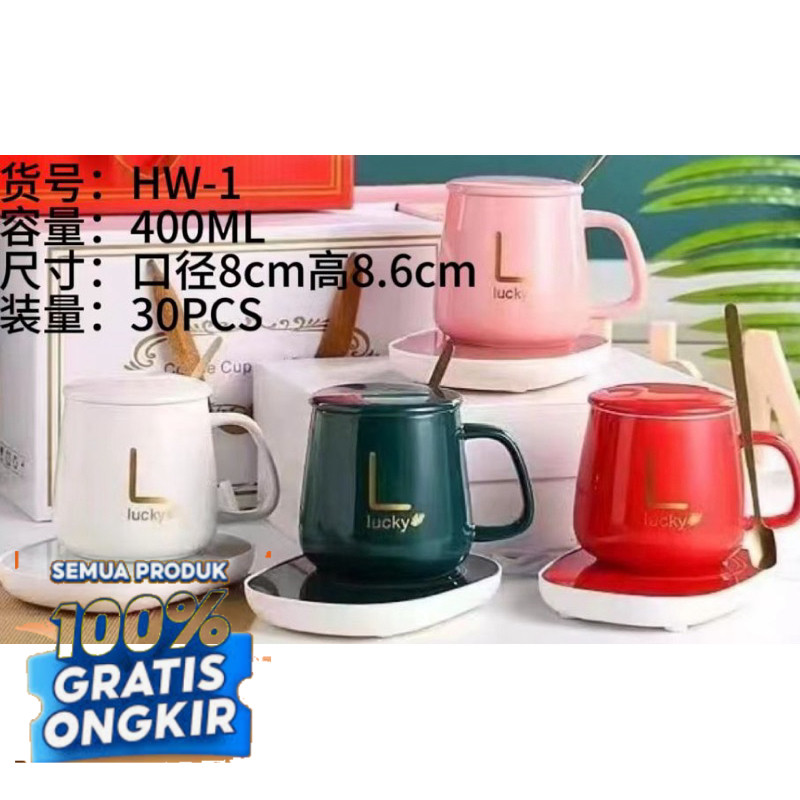 Gelas Mug Cangkir Keramik Ceramic Motif Impor / Kado / Souvenir / Ulang Tahun / Hampers / Natal / Ni