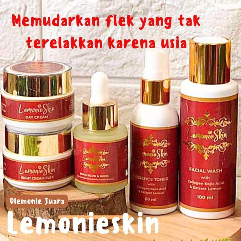 Paket Lemonie Skincare Flek/Paket Lemonieskin Jerawat/Paket Lemonieskin Glowing