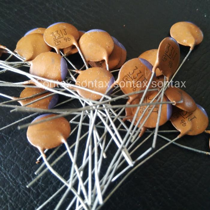 330pf 330 pf npo capacitor kapasitor murata ungu SCelectro