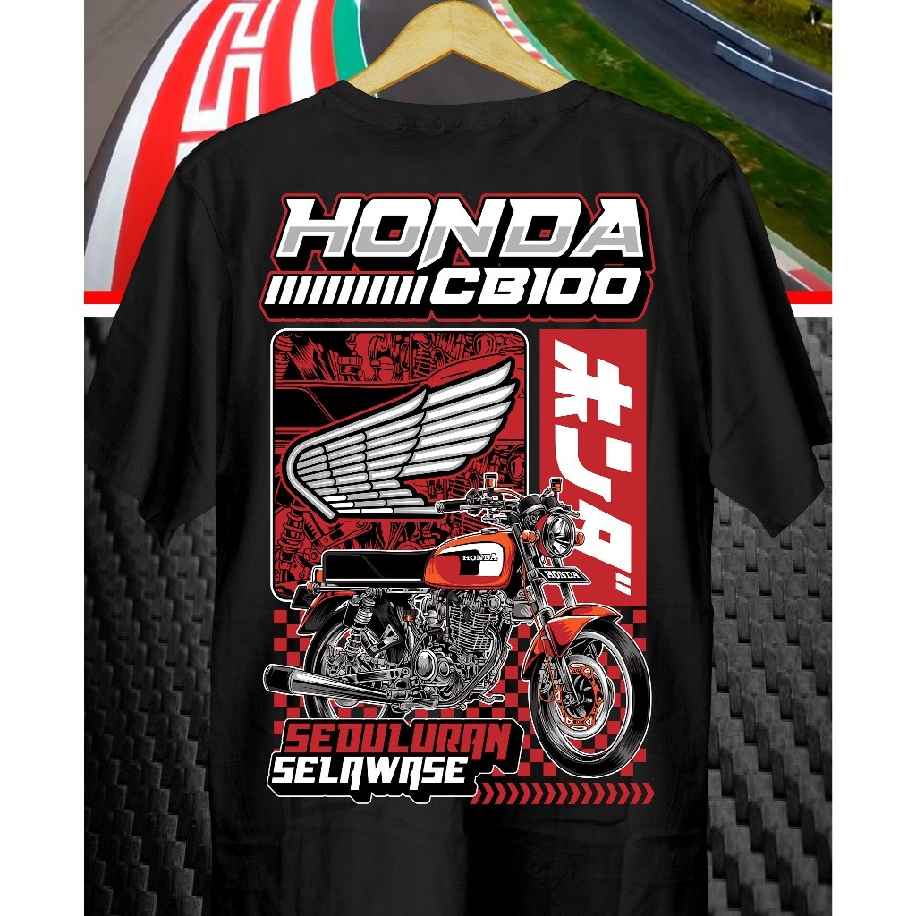 Kaos Motor CB 100 // Baju CB 100 // Kaos CB 100 // CB100 // CB 100 // Kaos Keren // Kaos Adem