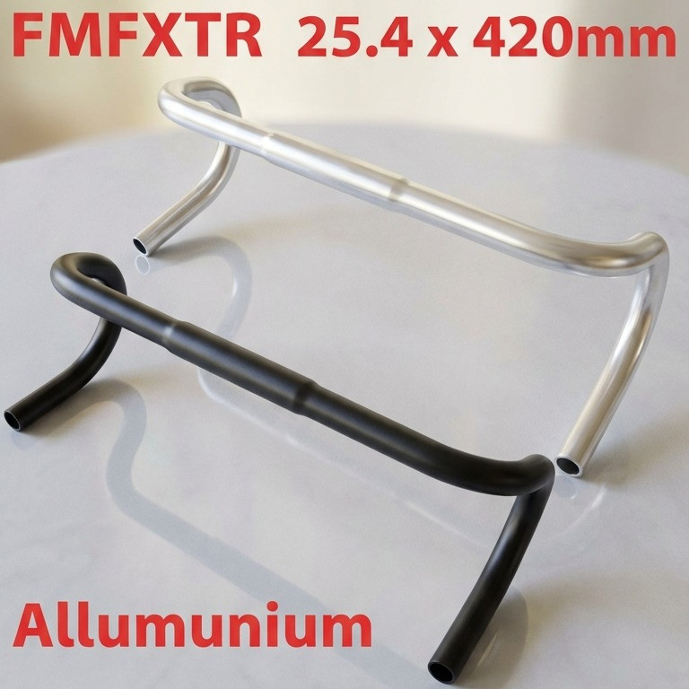 FMFXTR Dropbar Standart 25.4x420mm Alloy Stang Sepeda Balap Fixie Road Bike Handlebar Gravel Fixed G