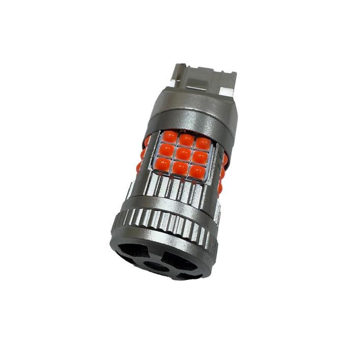 VALGUZ Lampu LED T20 S25 Sein Mobil Terang Ghost Fan 36 Titik 7440 1156 - T20 Sein Merah