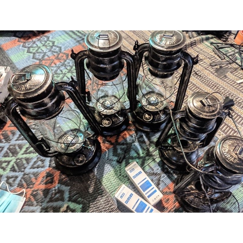 lampu dinding Kayu untuk Petromak Bahan Kayu jati belanda Burning