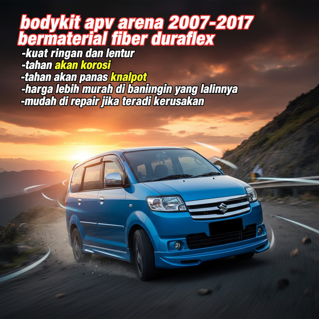 diskon BODYKIT SUZUKI APV ARENA 2007-2017 BODY KIT APV BODIKIT APV ARENA