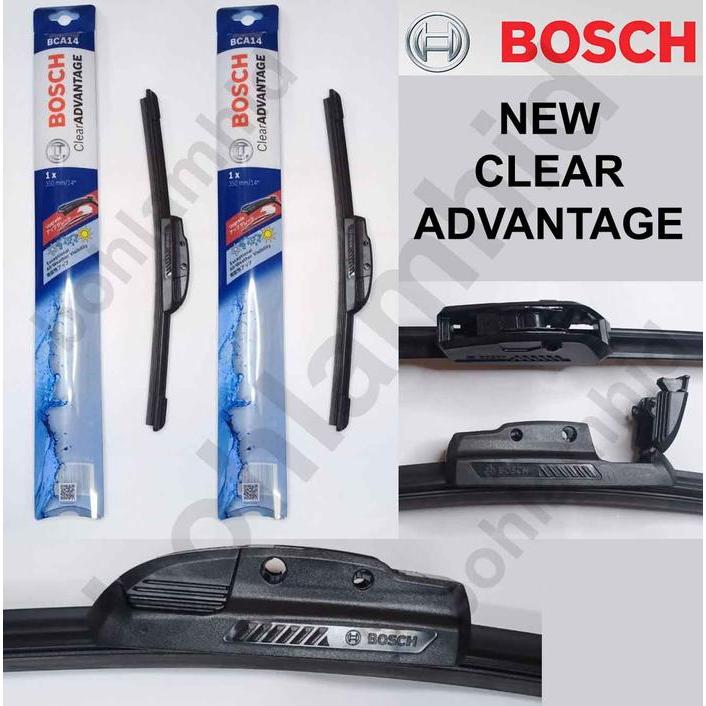 WIPER BOSCH CLEAR ADVANTAGE FRAMELESS STREAM 2Pcs (kn-kr) - Osram Hybrid