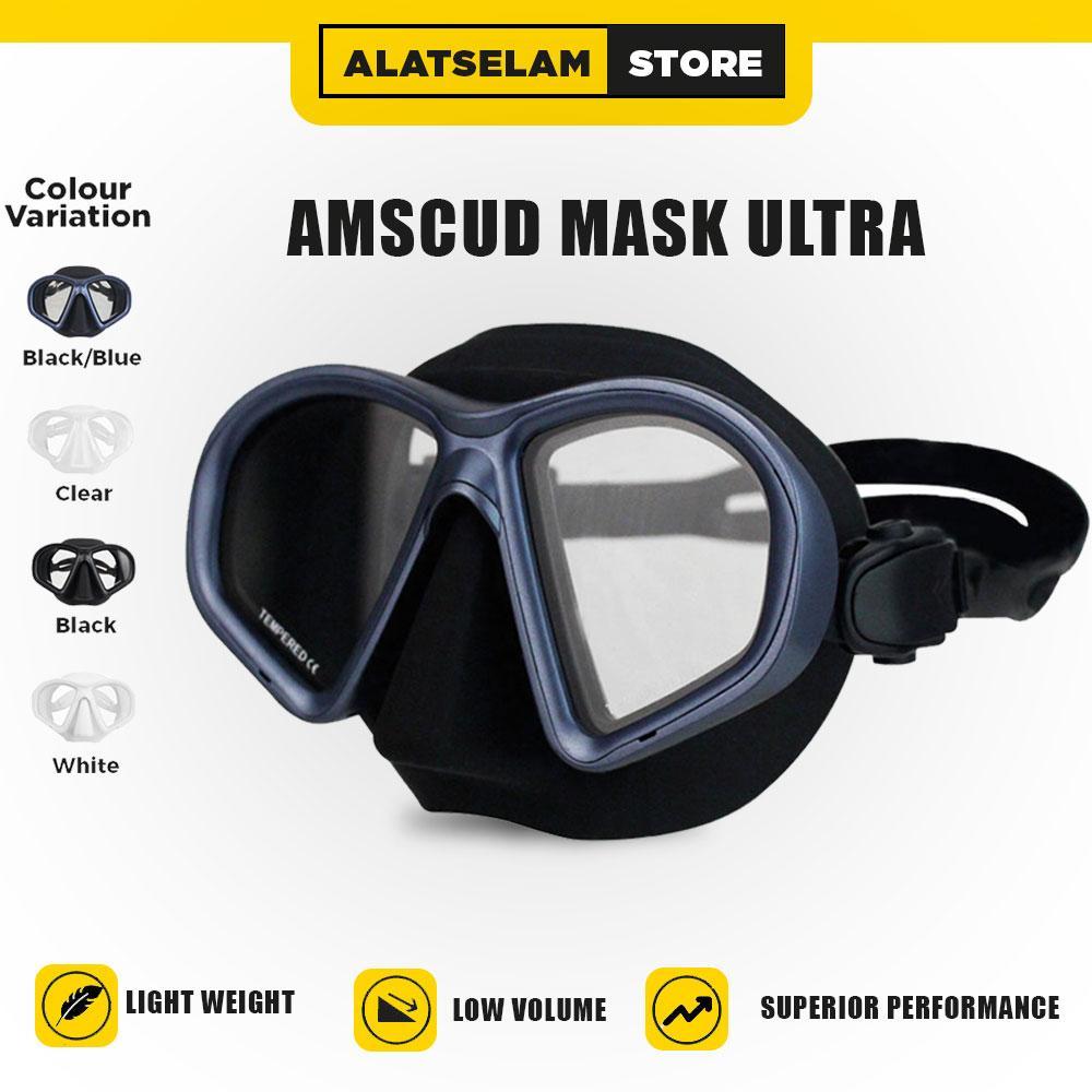 Mask Amscud Ultra Silicone 990813 / Kacamata Snorkling Diving / Kacamata Selam / Mask Selam Snorklin