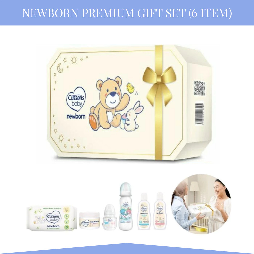 Cussons Baby Newborn Premium Gift Box/Paket Hadiah Bayi