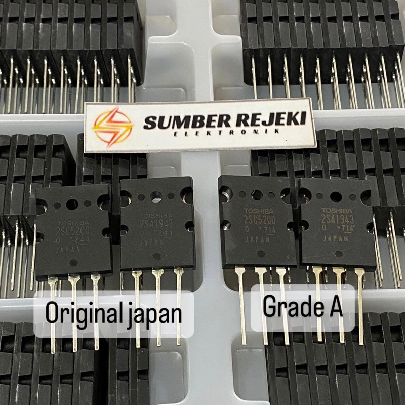 Transistor Toshiba 2SA1943 2SC5200 Super Original Japan Class H GB & TD