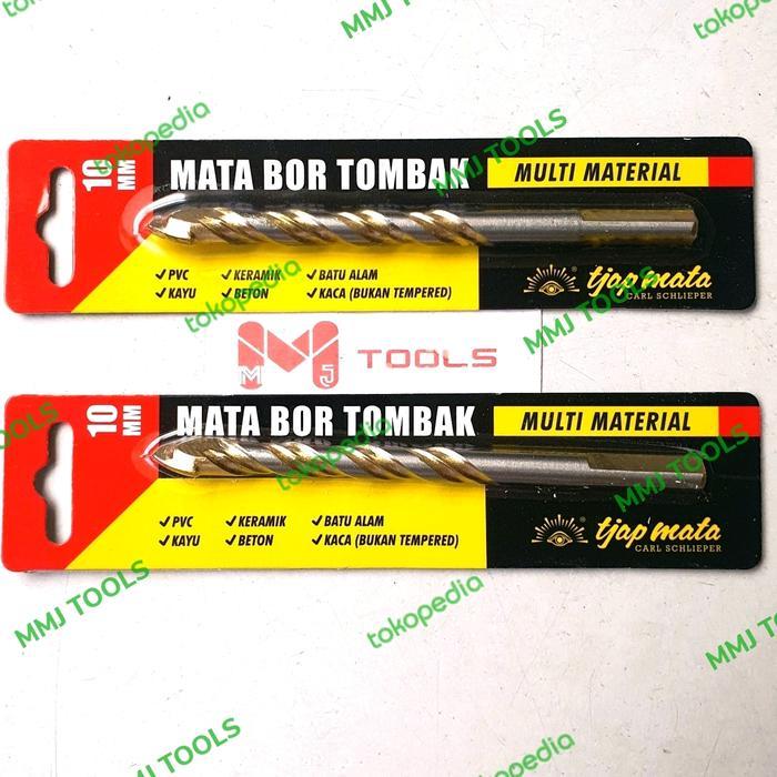 Mata Bor Tombak Tjap MATA 10mm - Mata bor serbaguna Tjap MATA