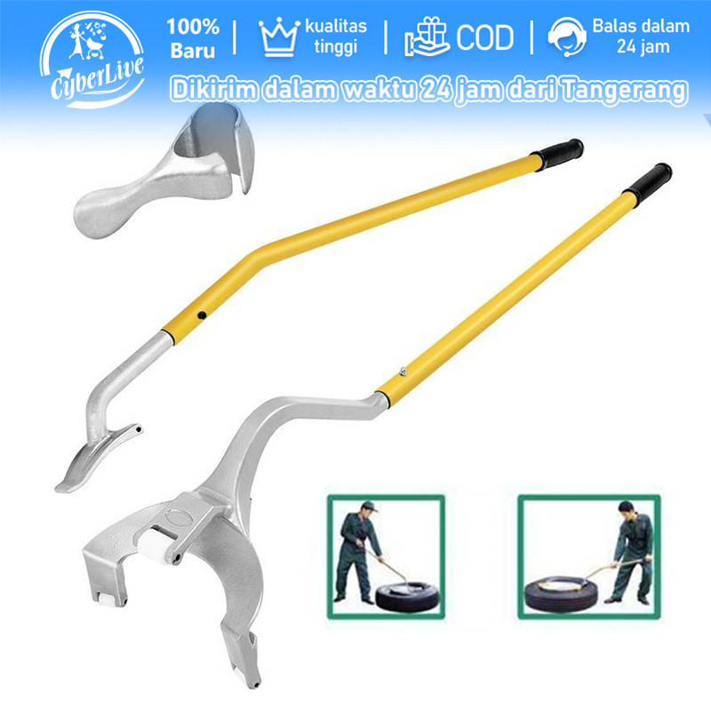 3pcs Demounting Tools Set Alat Bukaan Ban Truk / Bus Memudahkan Pekerjaan Buka Ban Truk Alat Bukaan 
