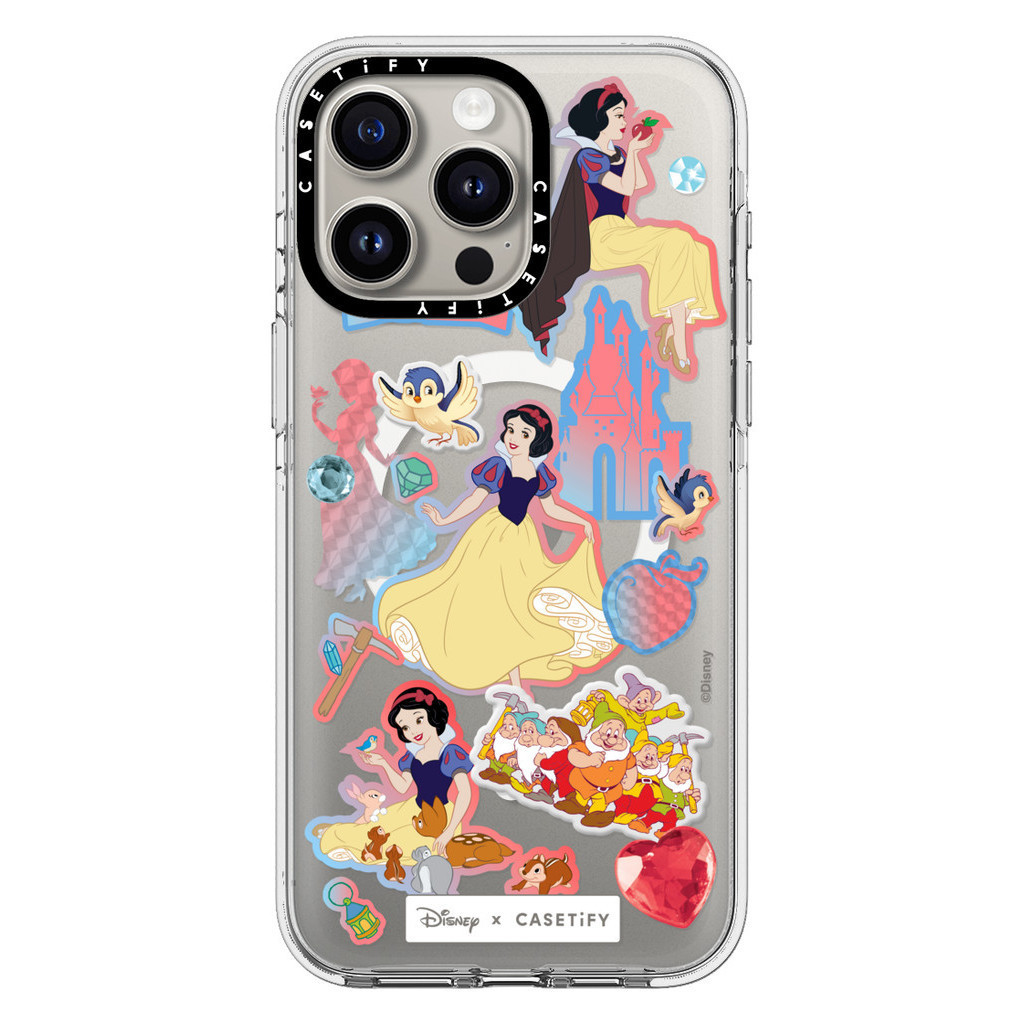 CASETiFY  DISCPUNT Snow White Stickermania CaseIPhone 17 AIR 16 15 ProMax 14 13 PRO 12 PLUS 11 Shock