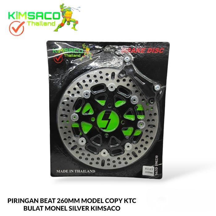 PIRINGAN CAKRAM 260MM+BREKET COPY KTC BEAT SCOOPY GENIO SPACY VARIO110-125-150-160 Baut Karbu - COPY
