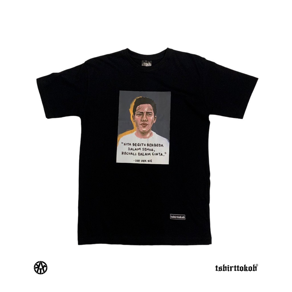 (HOT) Tshirttokoh - Kaos Tokoh Soe Hok Gie Ivana - Soe Hok Gie 01