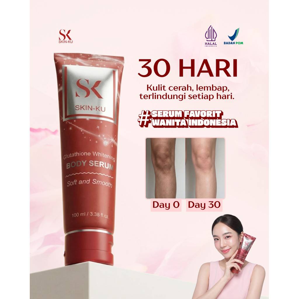 SKINKU BODY SERUM PUTIH/HILANGKAN BEKAS LUKA/DEODORANT  (BPOM) 100ml