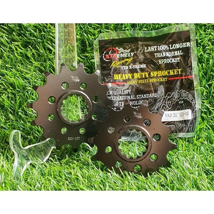 GIR DEPAN XTREME KAWASAKI NINJA 250R 520 13T-15T - 520 13