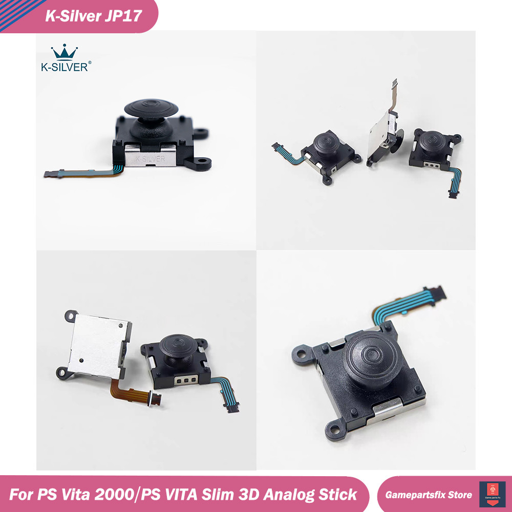 2/4/10pcs K-Silver JP17 3D Analog Stick for PS Vita 2000 PSV2000 PS Vita Slim Replacement Joystick T