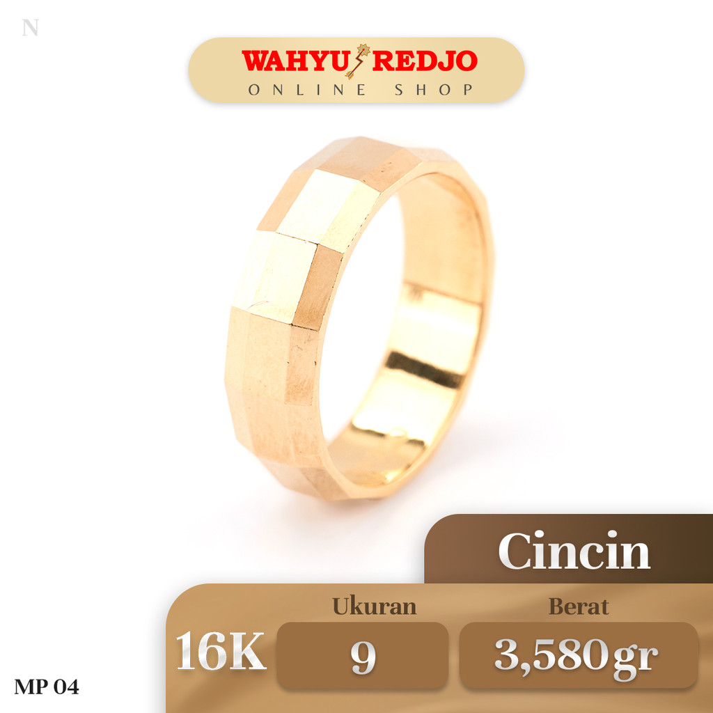 Cincin Emas Kadar 16K Wahyu Redjo CC-16K-30471578