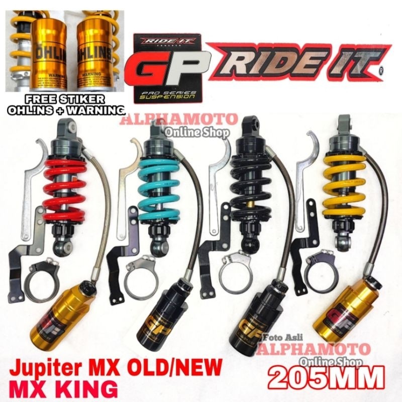 Monoshock GP 103 Tabung Pisah Jupiter MX Ride It GP103 Shock Belakang MX King New