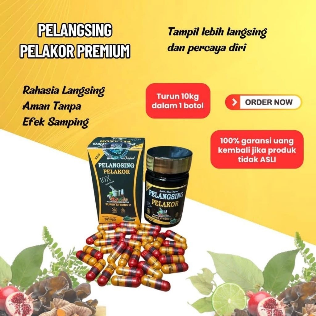 Pelangsing Pelakor Premium 10X Lebih Cepat Super Strong 2 Ready Stok