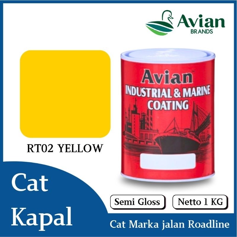 TERLARIS Cat Roadline cat kapal cat Marka jalan cat lapangan hitam putih kuning biru merah 1 Kg