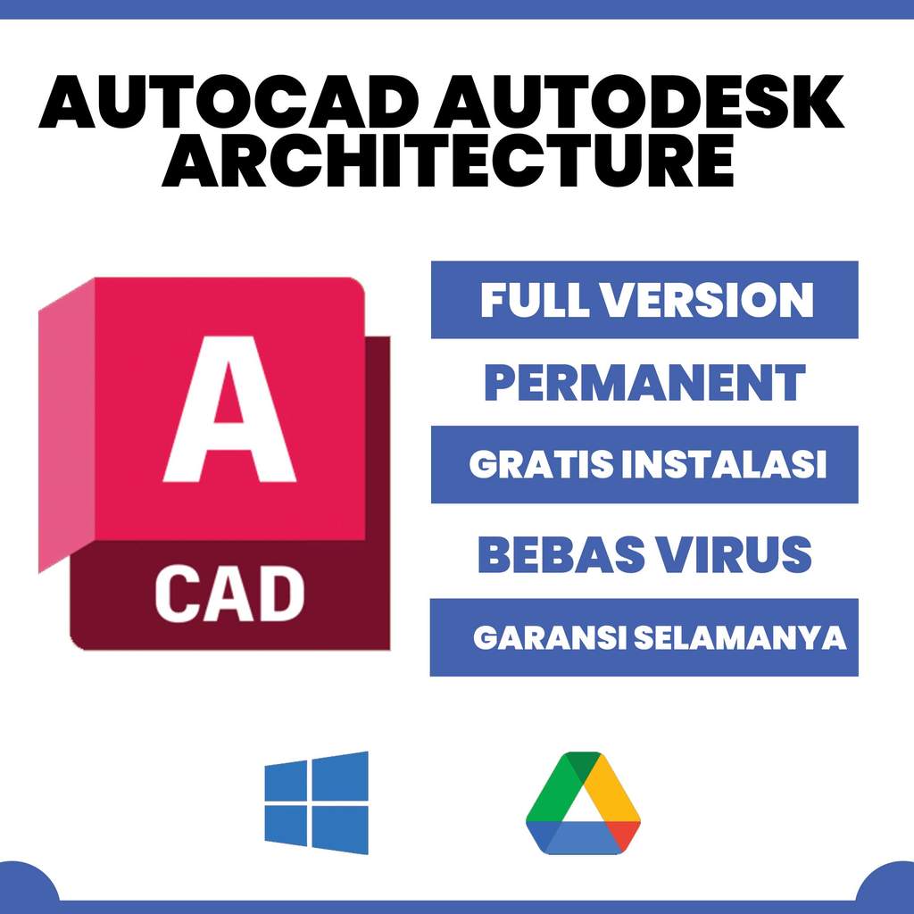 AutoCAD AutoDesk  Architecture  2026 2025 2024 2023 2022 2020 Full Version Lifetime No Trial