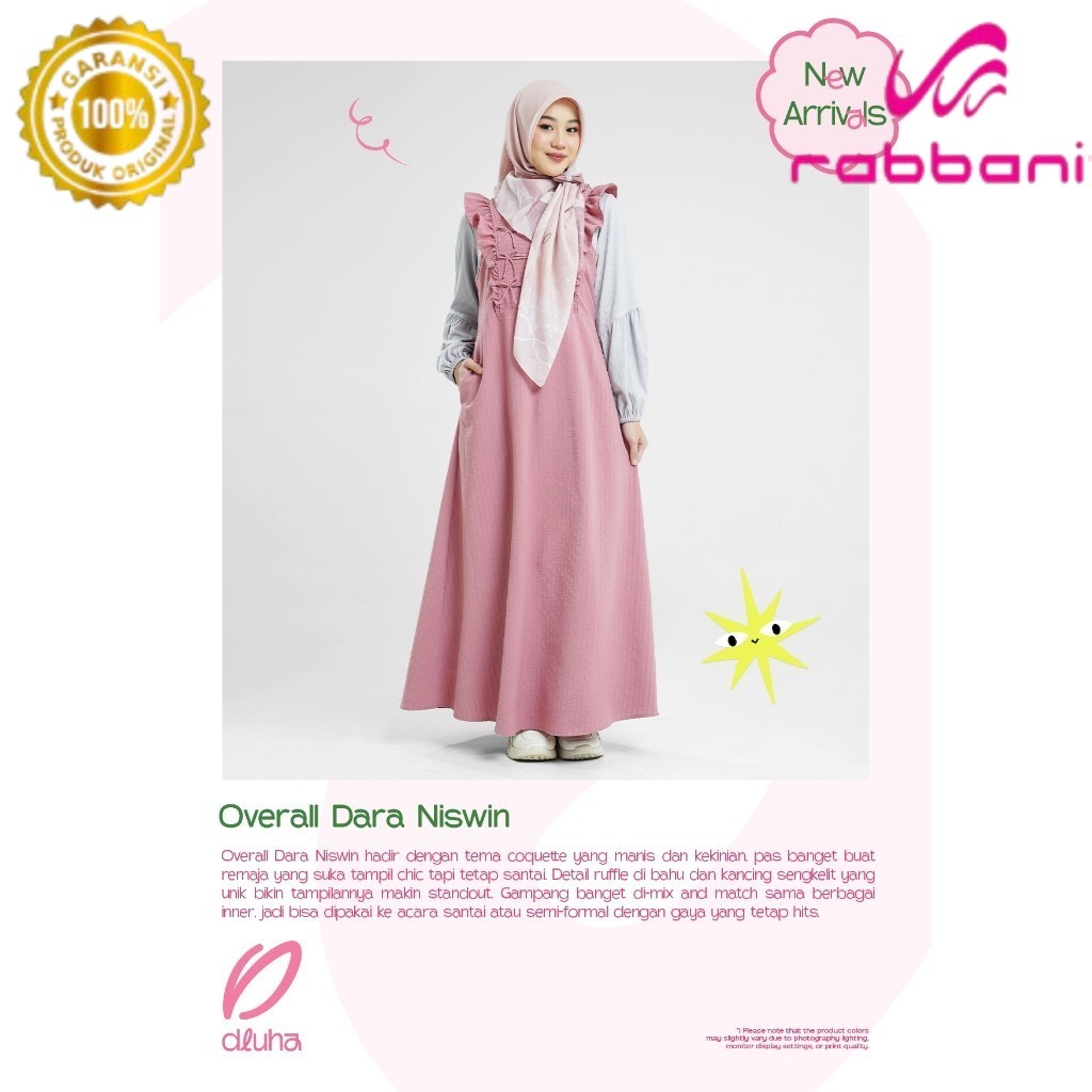 Rabbani ori - Overall Dara Niswin | Overall | Overall Remaja | Overall Dewasa | Overall Rabbani | Dr