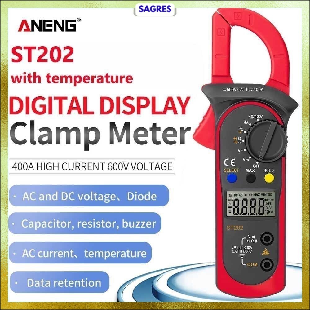 ANENG Digital Multimeter Voltage Tester Temperature - ST202
