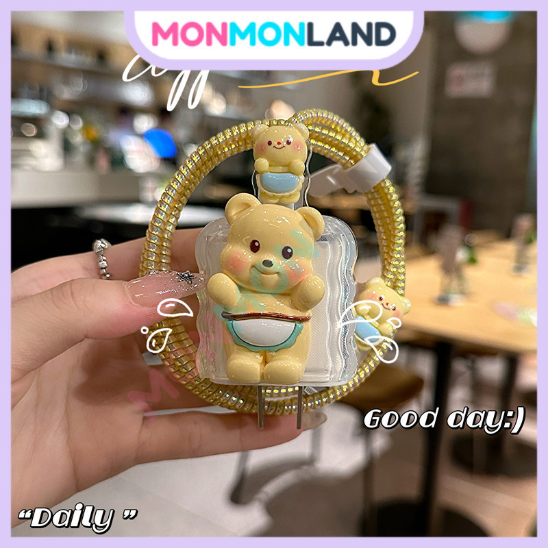 KWI - TA-800 Pelindung Kabel Charger Samsung 25 Watt khusus EP-TA800 Oval Karakter Unik Lucu 1 set i