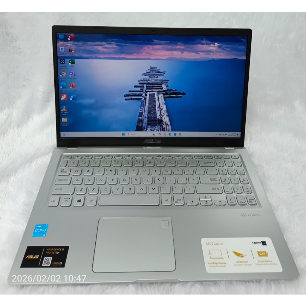 LAPTOP ASUS A516J CORE I3 GEN 10 RAM 4 GB SSD 256 15INCH KEYBOARD BACKLIGHT MULUS