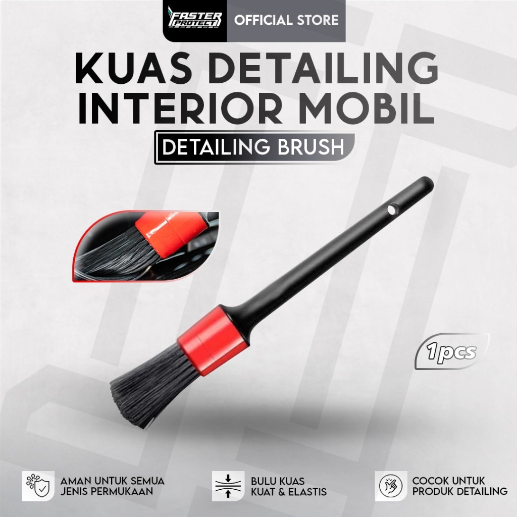 Kuas Detailing - DETAILING BRUSH - Sikat Detailing - Kuas Pembersih Mesin - Kuas Pembersih Interior 