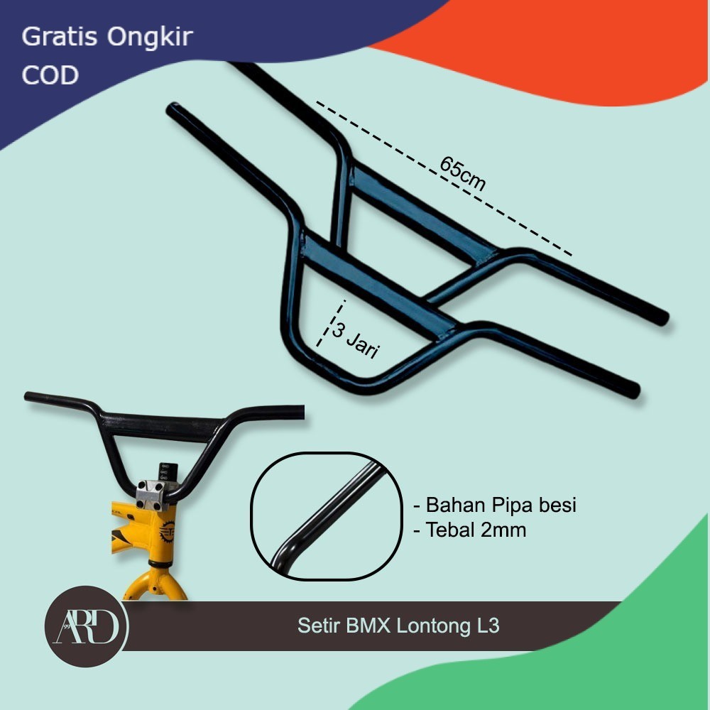 Handlebar Stang Setir BMX Lontong L3