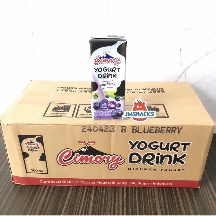 [PROMO] Cimory Yoghurt Drink 200ml 1 DUS isi 24pcs - RTD GROSIR DUS termurah diskon - DUS BLUEBERRY,