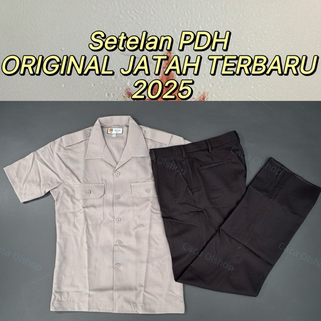 wanieun Terbaru 2025 SETELAN PDH JATAH POLRI KAIN HALUS LICIN