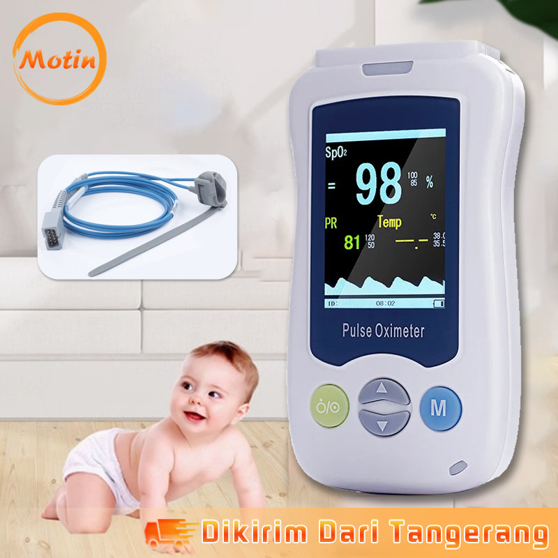 Oximeter Newborn Handheld Saturasi Oksigen Bayi Alat Ukur Oximeter Neonatal