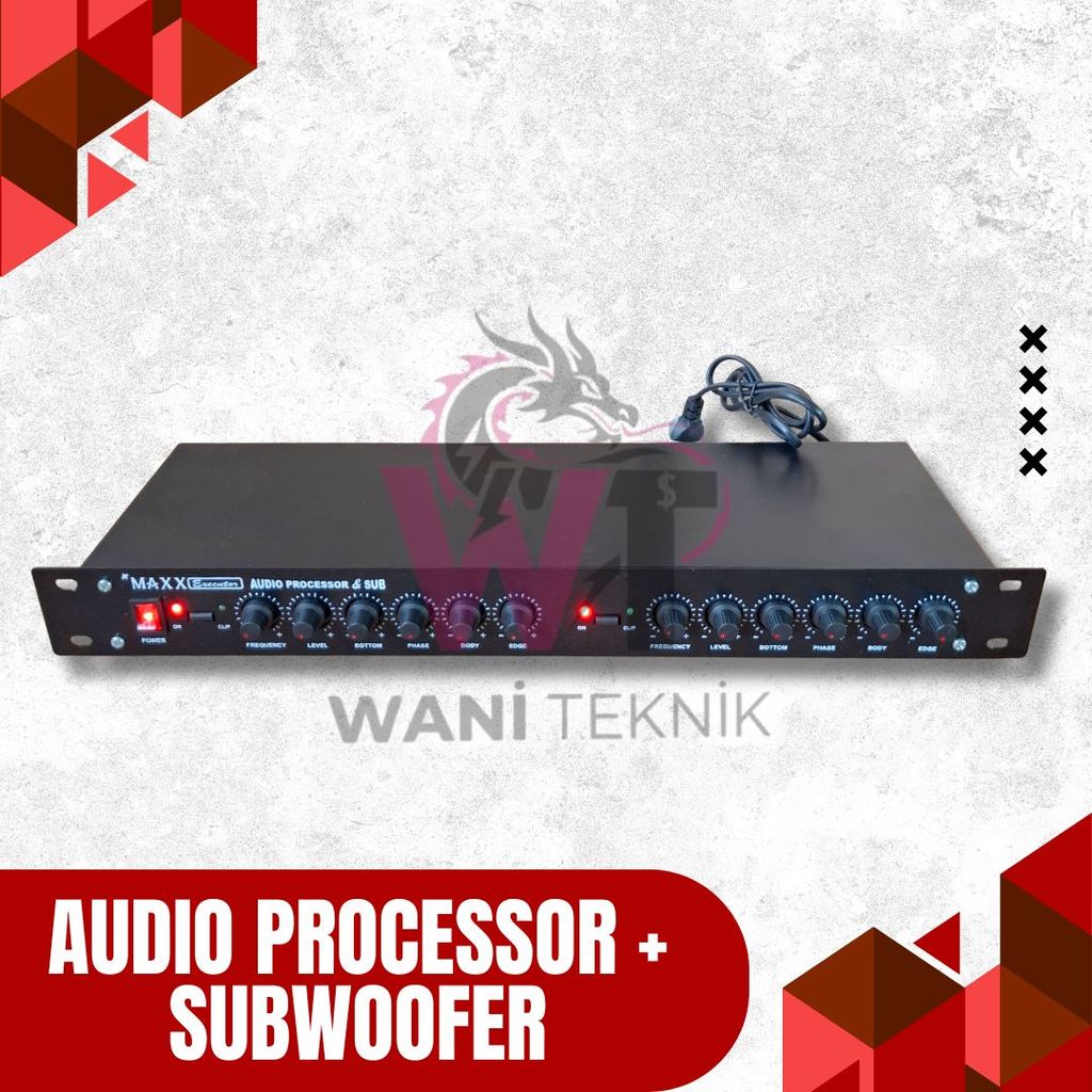 Audio Processor dan Sub Audio Rakitan HRS Untuk Amplifier Sound System