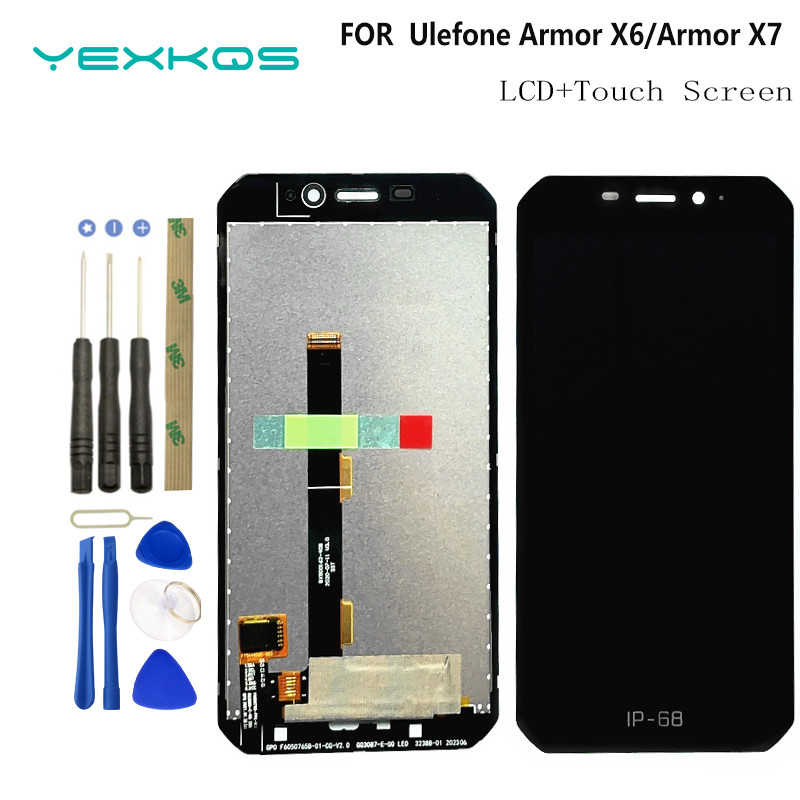 New Original LCD For Ulefone Armor X6 Armor X7 Armor X7 Pro splay Tou Screen Sensor gitizer Assembly