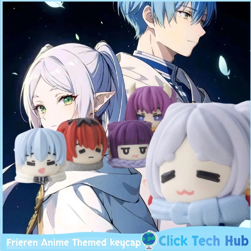 Frieren Beyond Journey’S End Anime Themed keycap ESC Meanical Keyboard Keycaps erry R4 Resin Frieren