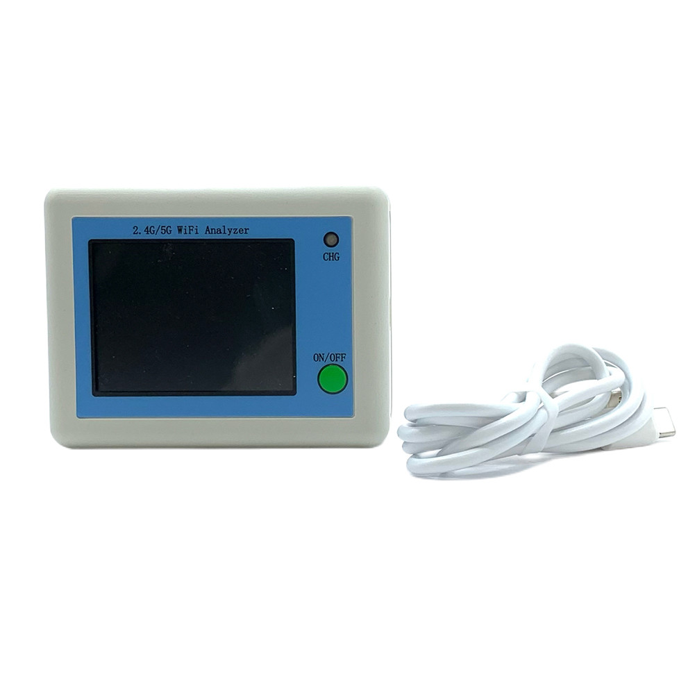 Dual Band 2.4G/5G WIFI Signal Scanner TYPE-C Charging Signal Usage Analyzer Wireless Network Scanner