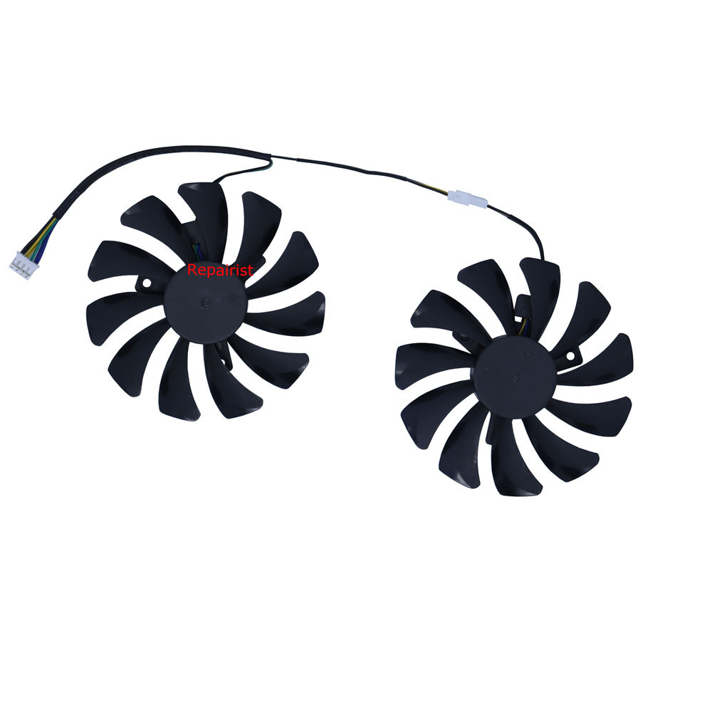 Desktop Card Cooling VGA Cooler Video Fan For JIESHUO RX6600 8GB RX5500XT 8G 128bit,RX 6600M Gaming/
