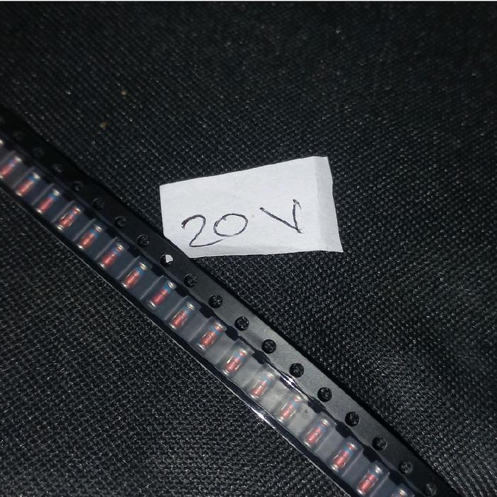 dioda zener 20v 20volt SMD IN4747 1N4747 diode ORIGINAL 1N IN 4747 1/2A 20 v volt ziner sener siner 