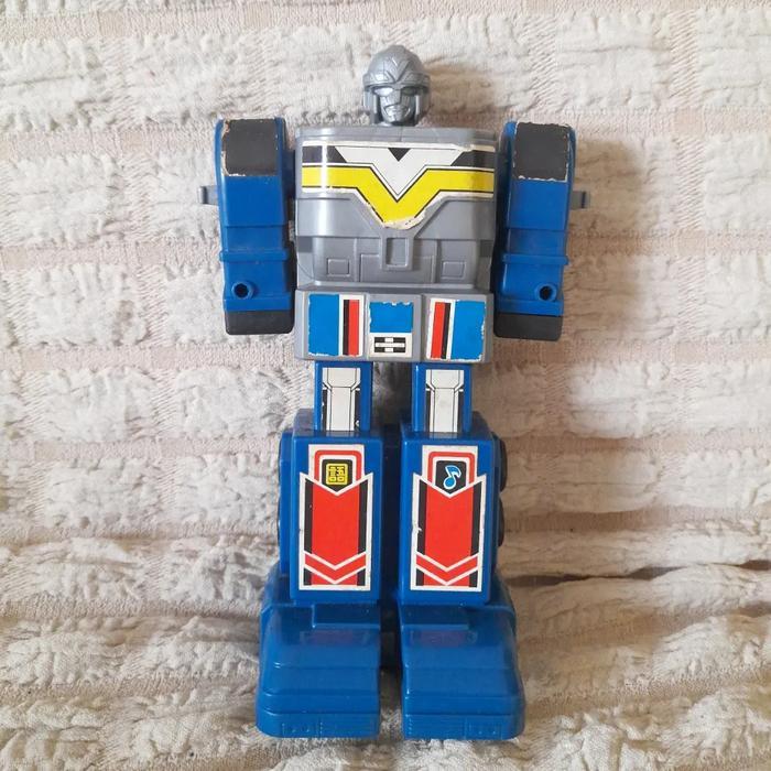 Super Sentai Five Robo - Ori Bandai Jepang Action Figure Robot Vintage Mainan Anak Laki 2ND