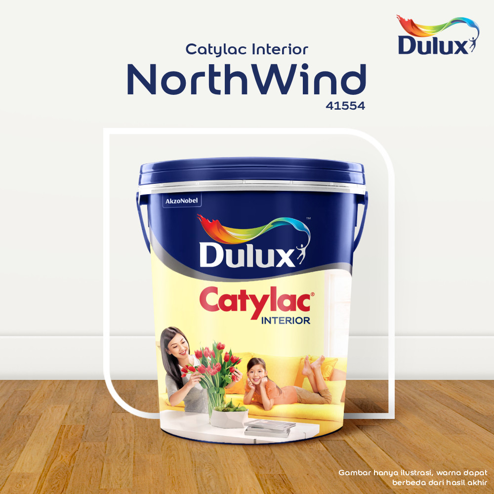 CAT TEMBOK NORTHWIND DULUX CATYLAC INTERIOR - 25KG 4155 CAT TEMBOK DULUX CATYLAC