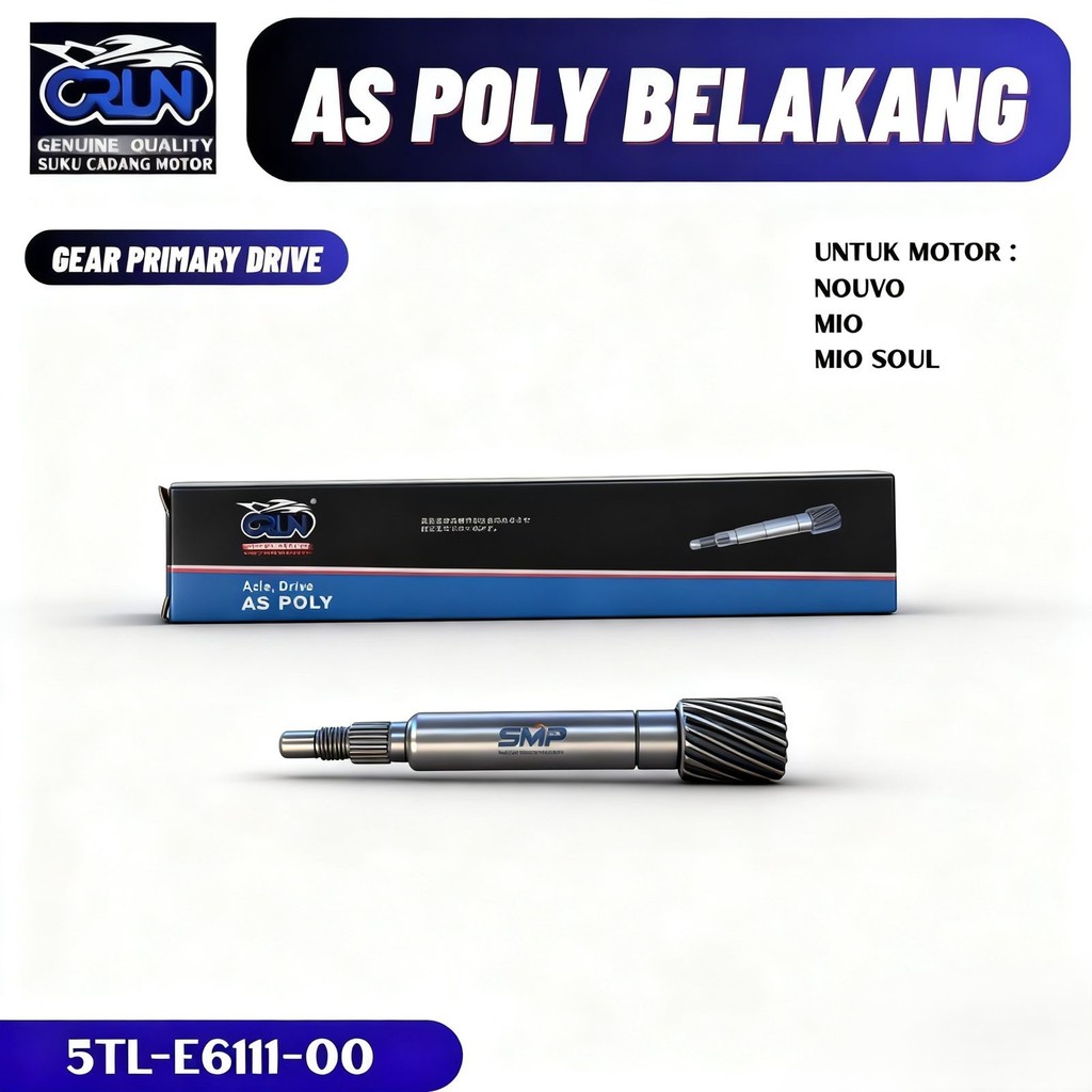 5LW-E6111-00 CRUN As Poly Yamaha MIO  As Pully / As Pulley MIO SOUL MIO NEW MIO SMILE NOUVO Z