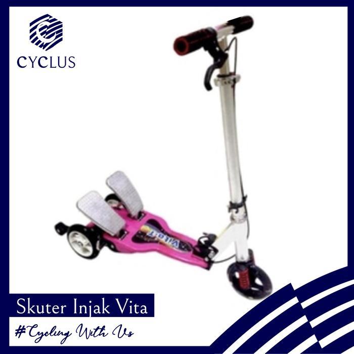 Skuter Injak / Scooter Injak Vita-T Scooter Anak Dual Pedal Otoped