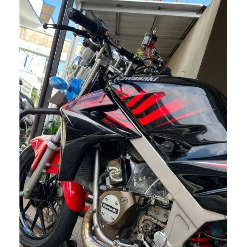 striping lis sticker standar Kawasaki ninja ss 2014 merah Ferarri stiker ninja ss zebra merah Ferarr