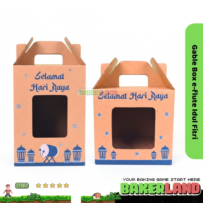 Gable box idul fitri/gable box/dus hampers lebaran idul fitri/box idul fitri hampers
